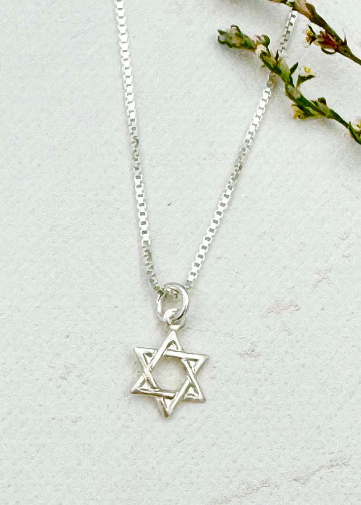 שרשרת מגן דוד | כסף טהור
