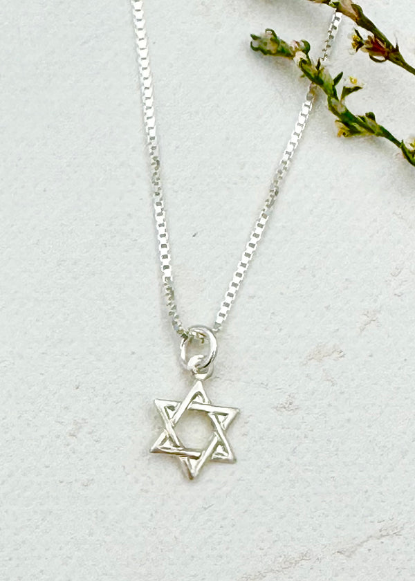 שרשרת מגן דוד | כסף טהור